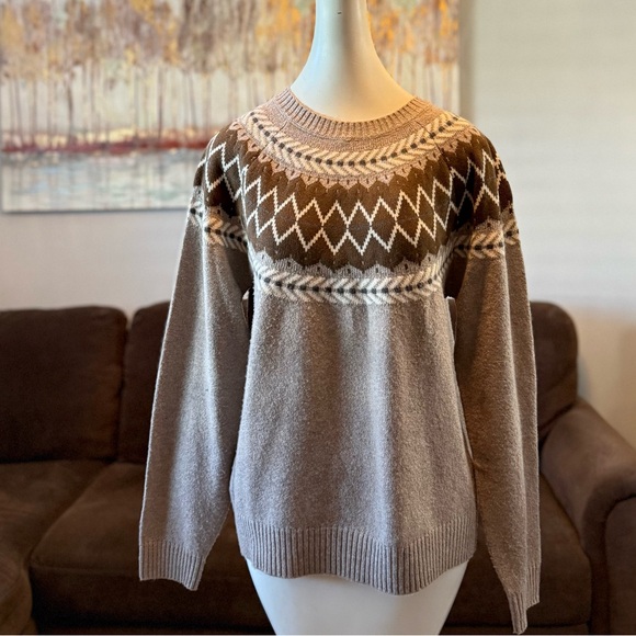 Weatherproof Vintage Ladies' Fairisle Sweater - Picture 13 of 14